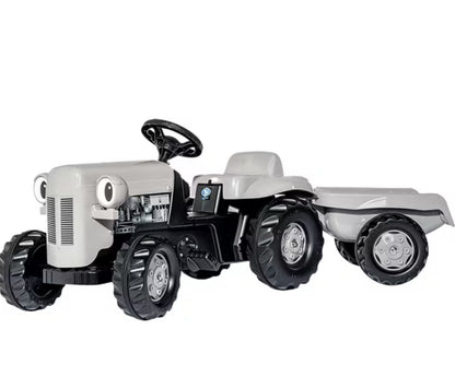 Pedal tractor with trailer, Little Grey Fergie, from age 2.5,