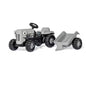 Pedal tractor with trailer, Little Grey Fergie, from age 2.5,
