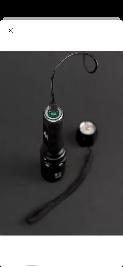 LED Torch LuxPremium TL400AFS recharageble